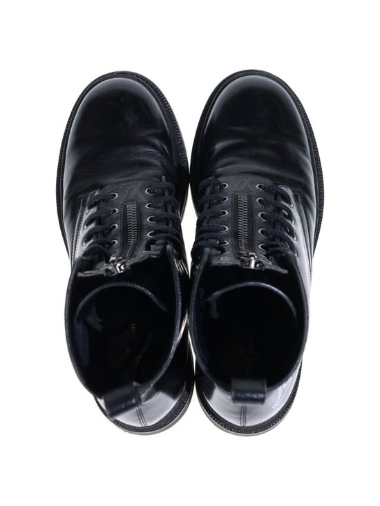 Louis Vuitton Brack Ice Black Ice Line Calf Leather Ankle Boots